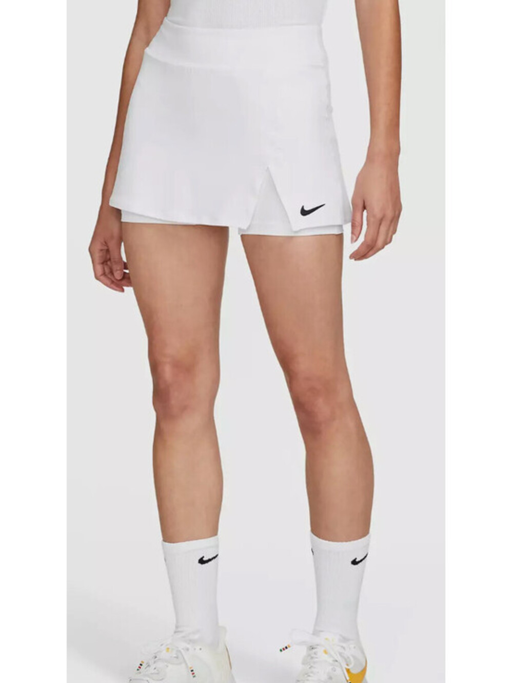 Nike Women's Dri-Fit Court Victory Tennis Skirt SIZE L Skort DH9779-100 White
